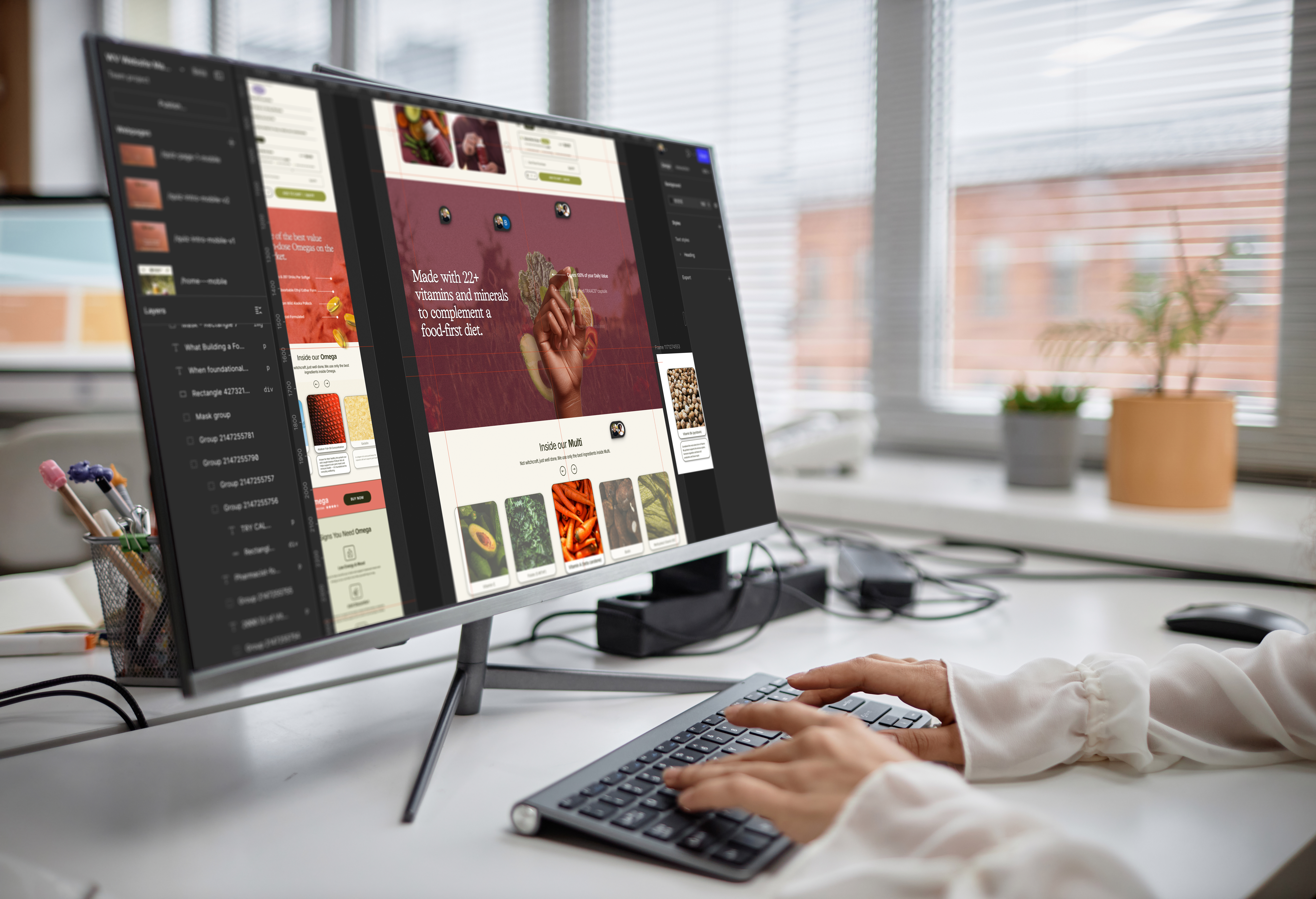 Refining the brand design through iteration and feedback